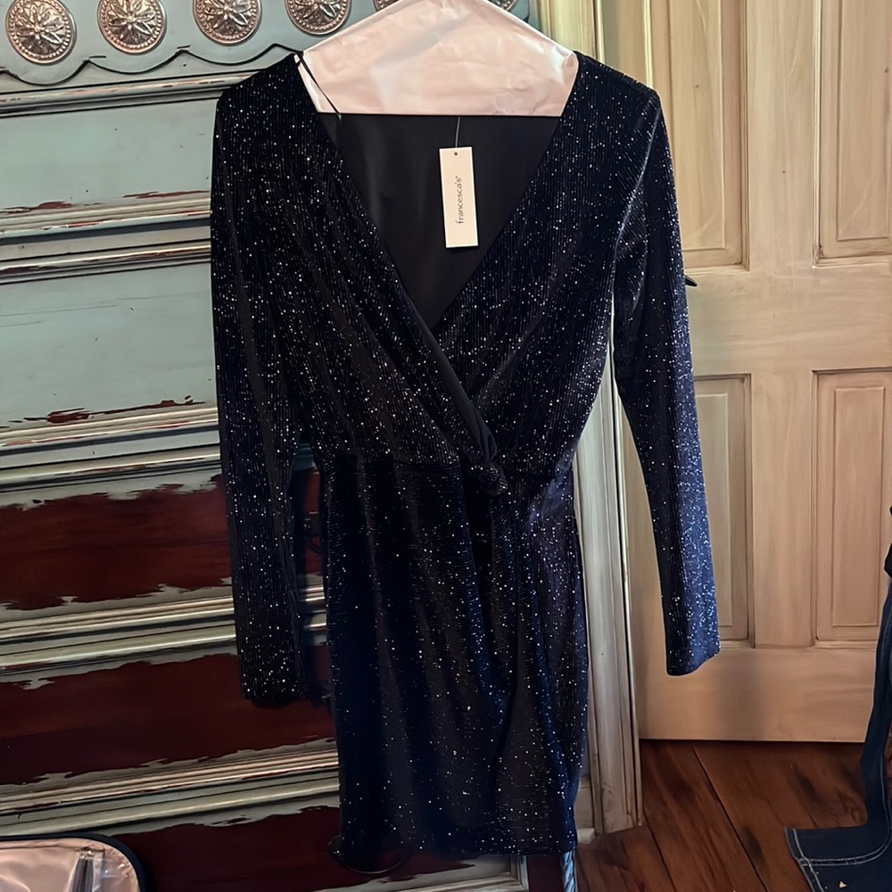 Black sparkly dress size s